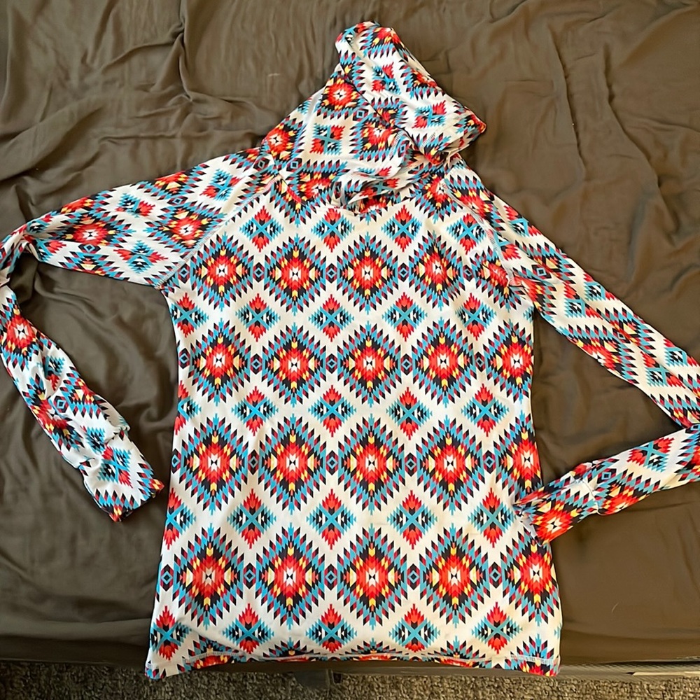 COPY - Ranch Dressen by Fallon Taylor long sleeve southwest size small